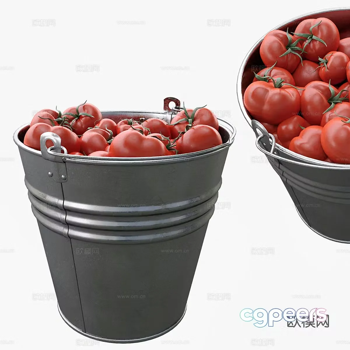 Tomatoes Vegetables 3d model