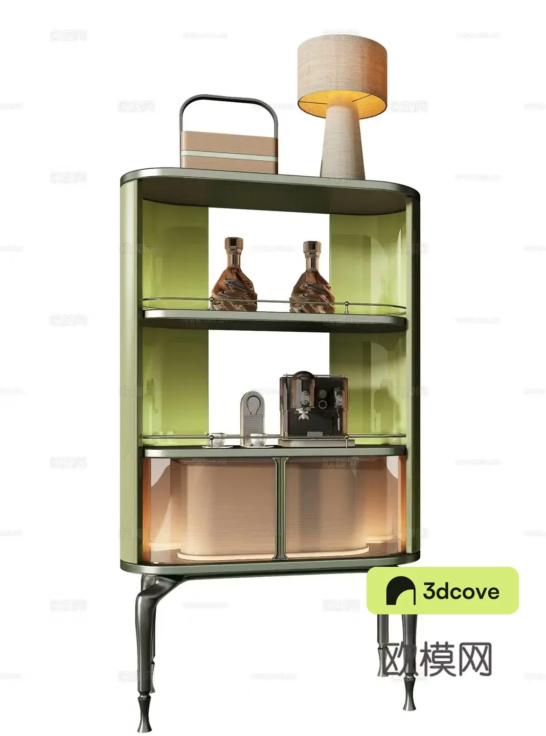 Light luxury wine cabinet minibar