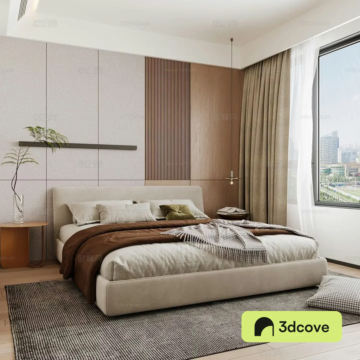 Modern home bedroom Modern bedroom Italian bedroom Simple bedroom Italian bed