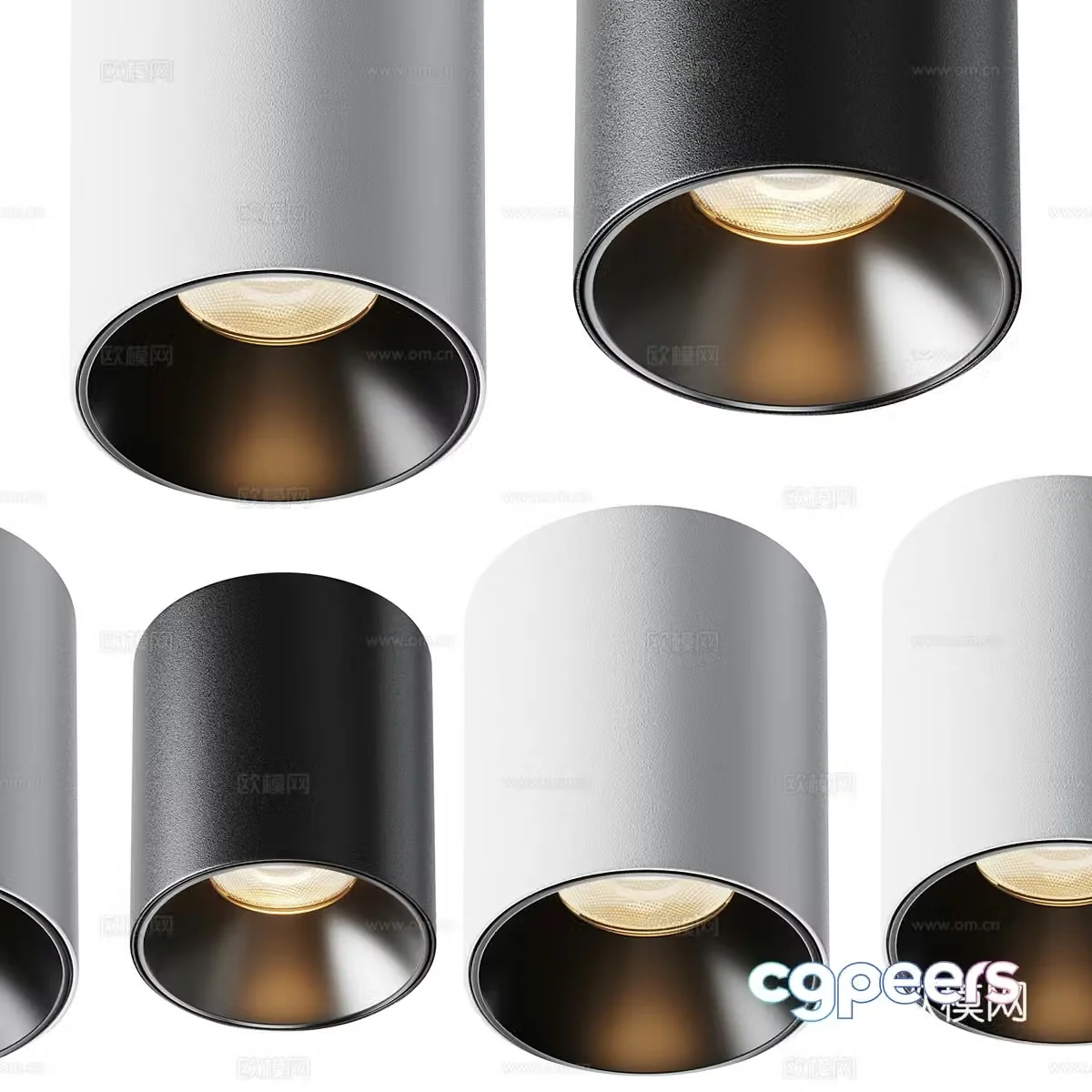 Modern simple downlight spotlight exhibition downlight exhibition spotlight 3d model