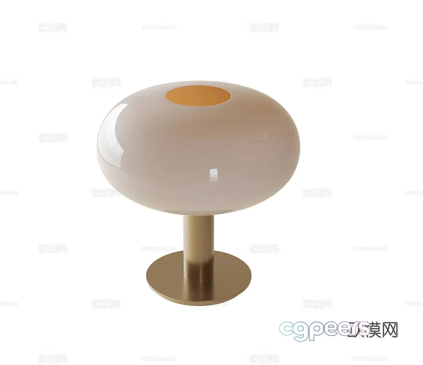 Modern desk lamp 3d model