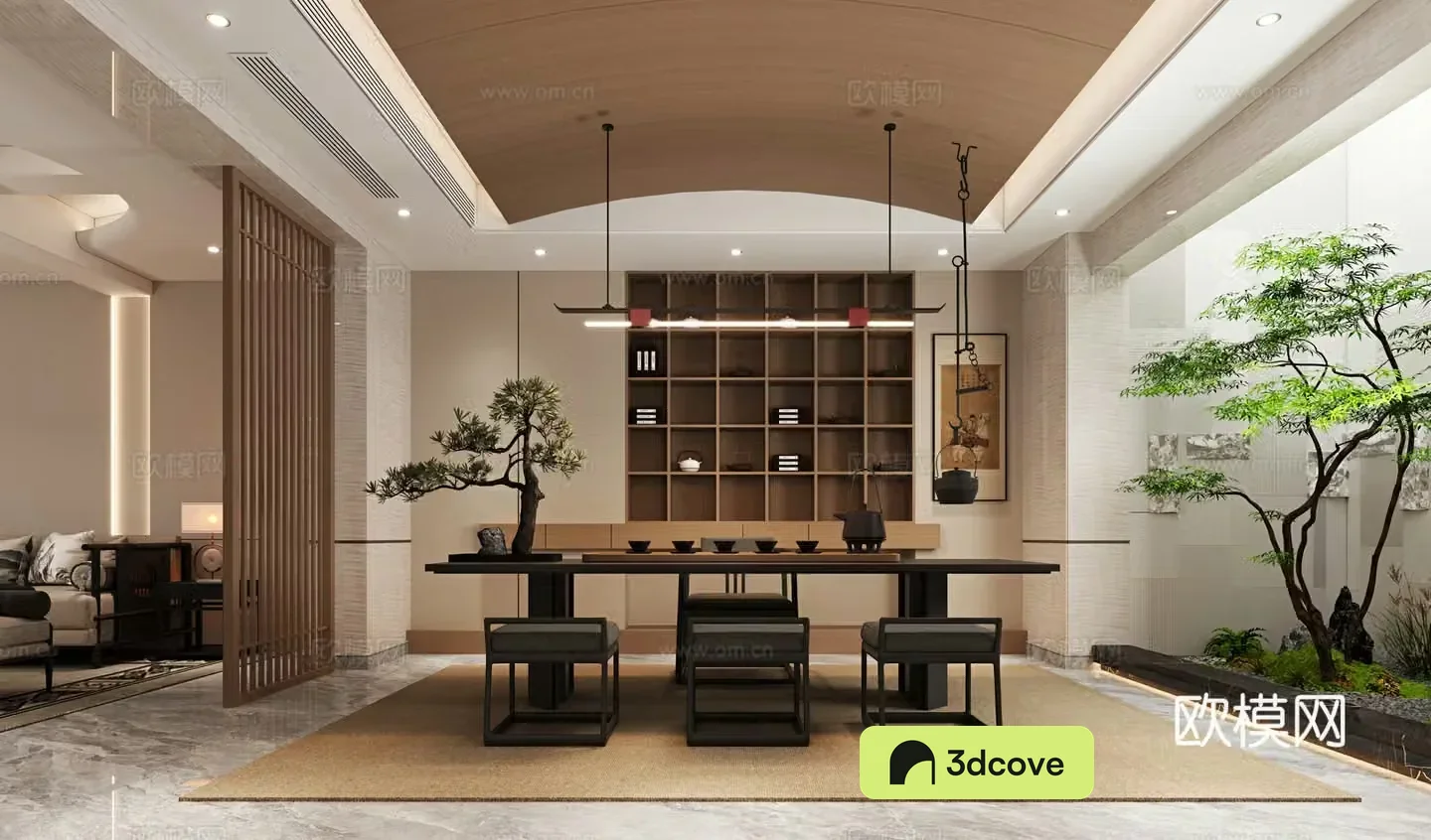 New Chinese tea room