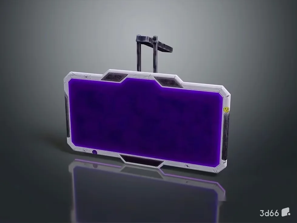 Purple Screen 3D Model – 18717 – VRAY Render