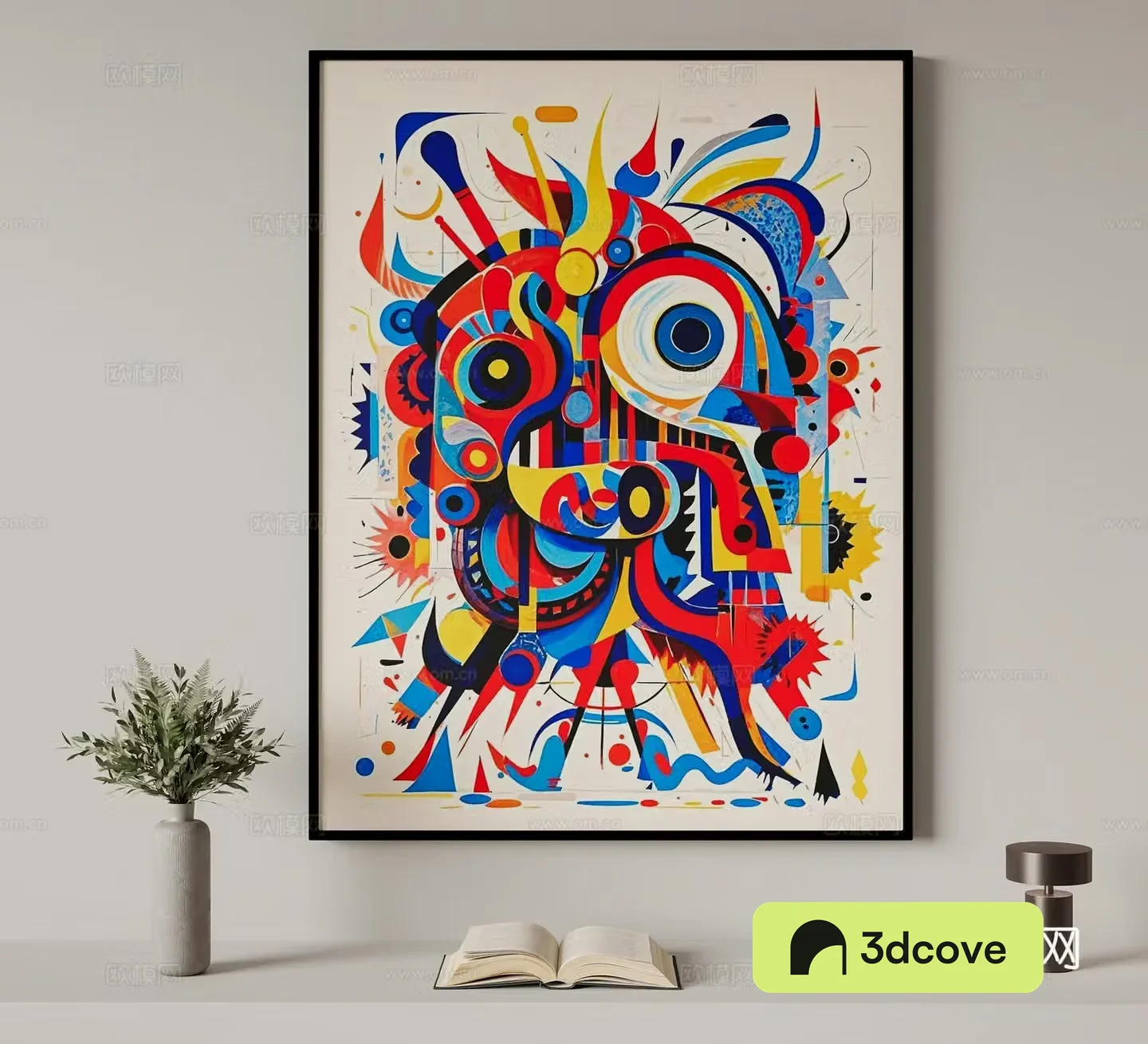 Modern minimalist decorative hanging painting