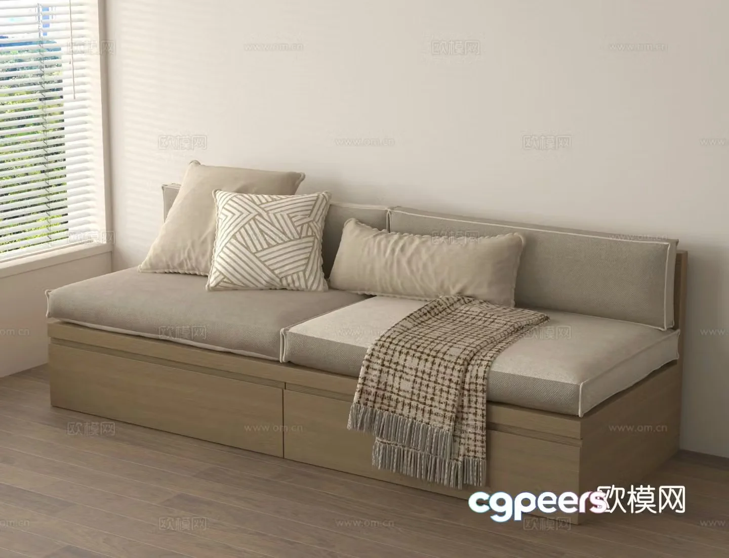 Modern love sofa 3d model