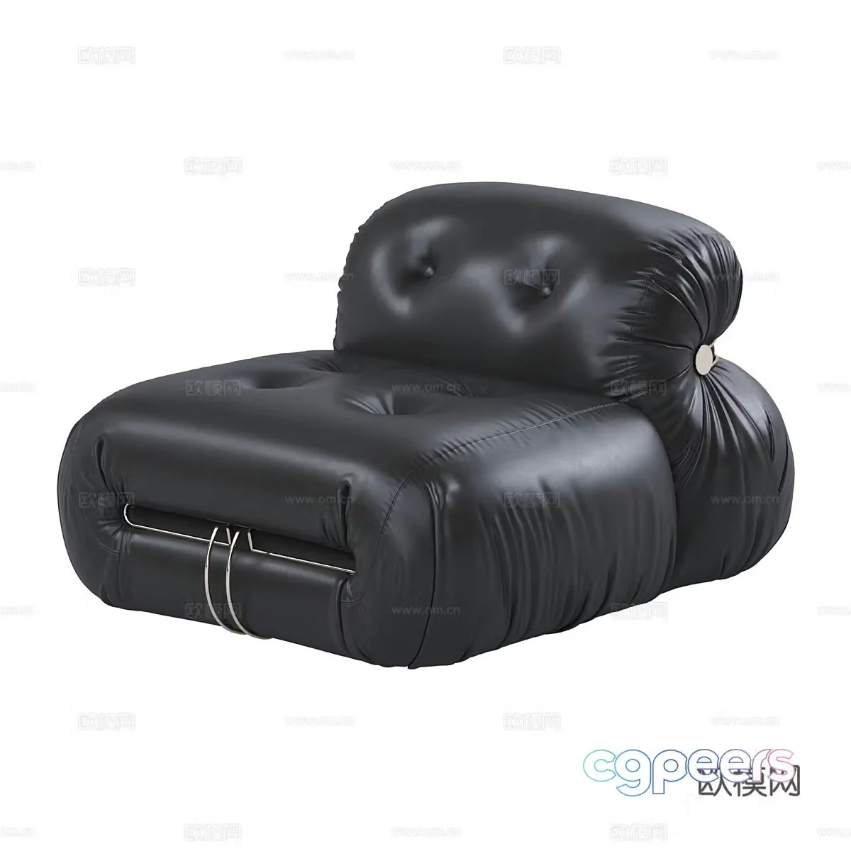 Single sofa leisure sofa 3d model