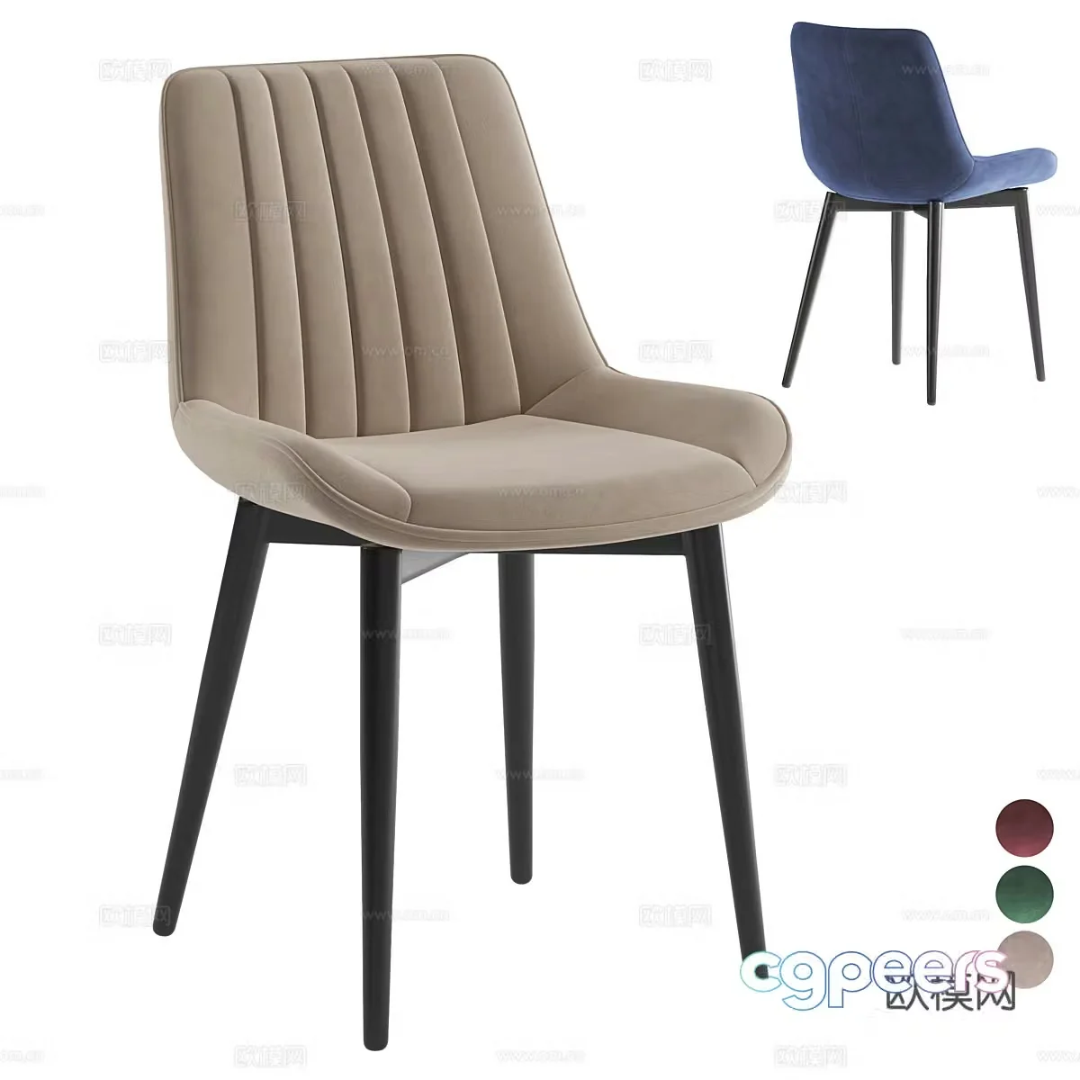 Woodville Seda Chair 3d Model