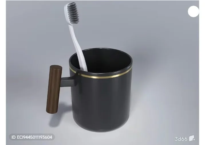 A Toothbrush In A Cup 3D Model – 14243 – VRAY Render