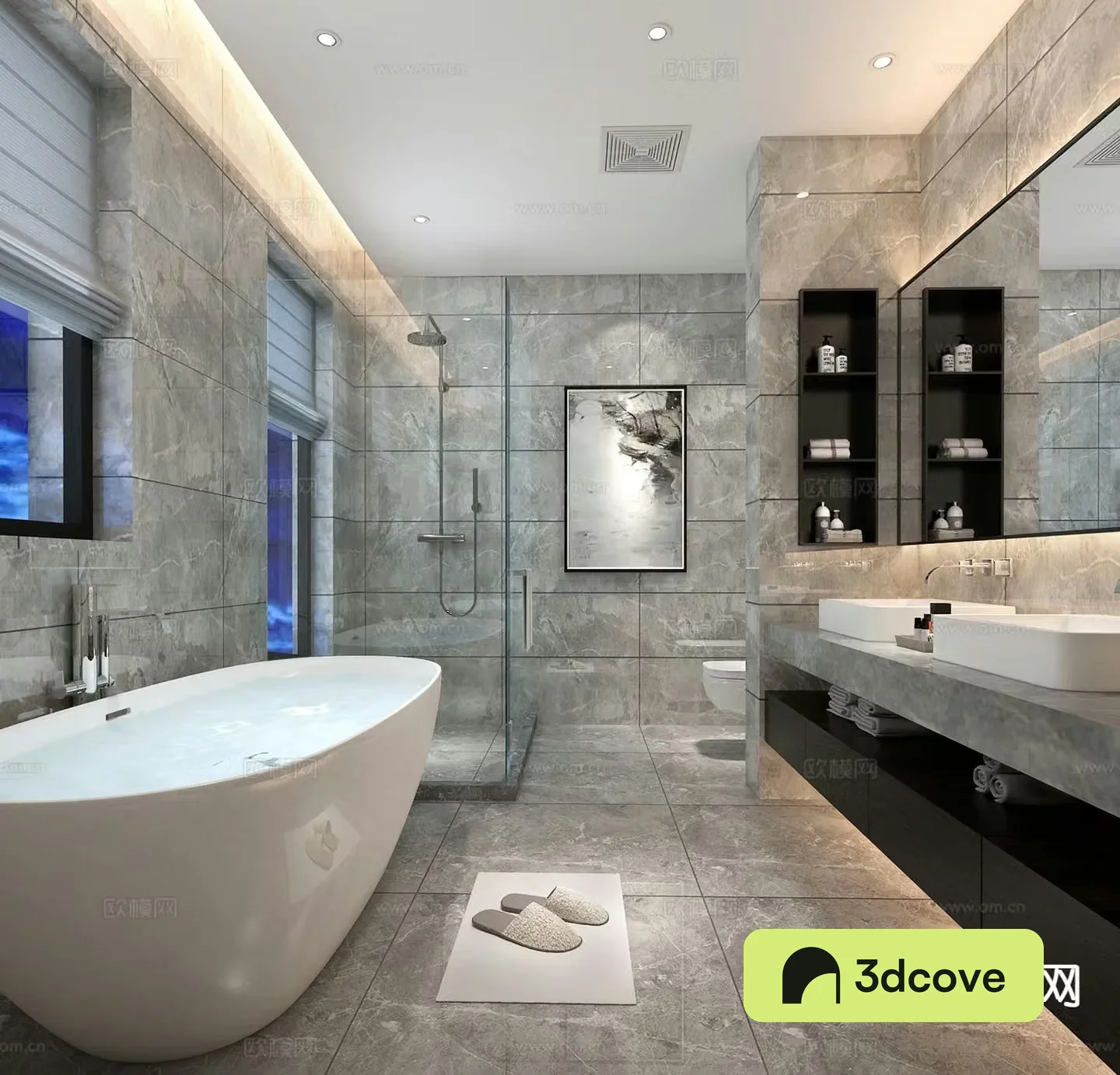 Modern bathroom