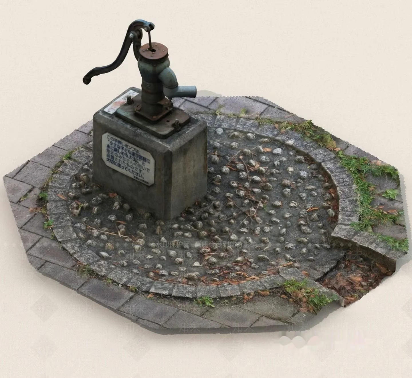 Old Water Pump 3D Model – 22539 – VRAY Render