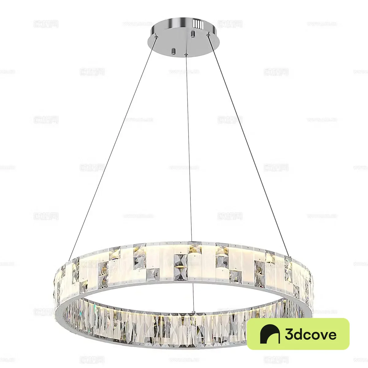 Modern minimalist chandelier ring chandelier