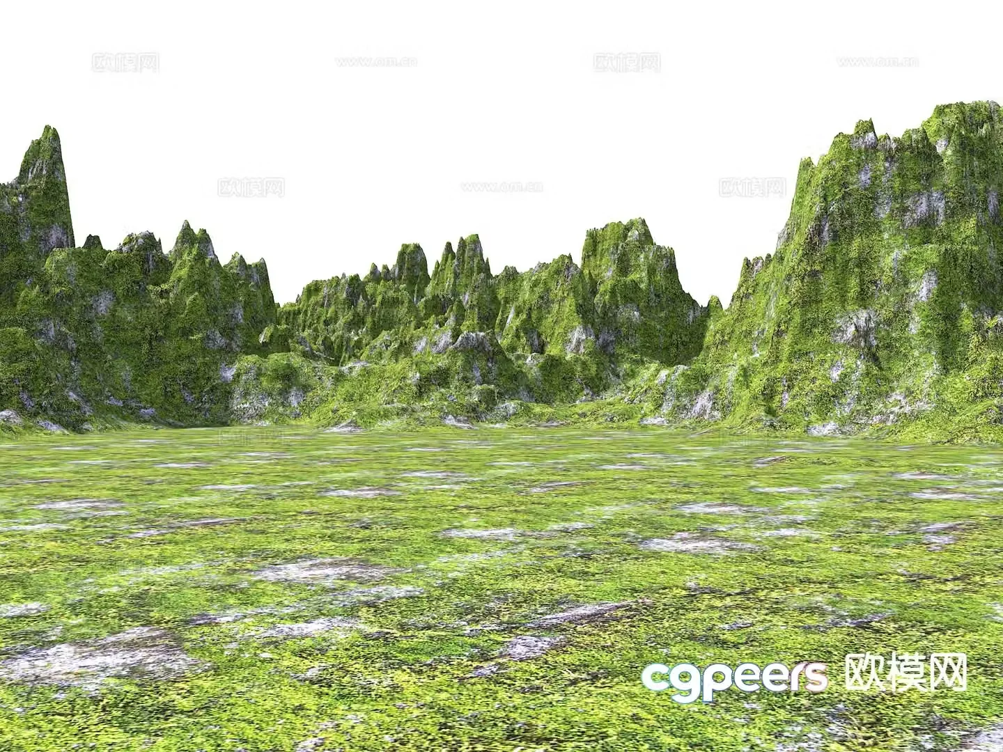mountains mountains mountain 3d model