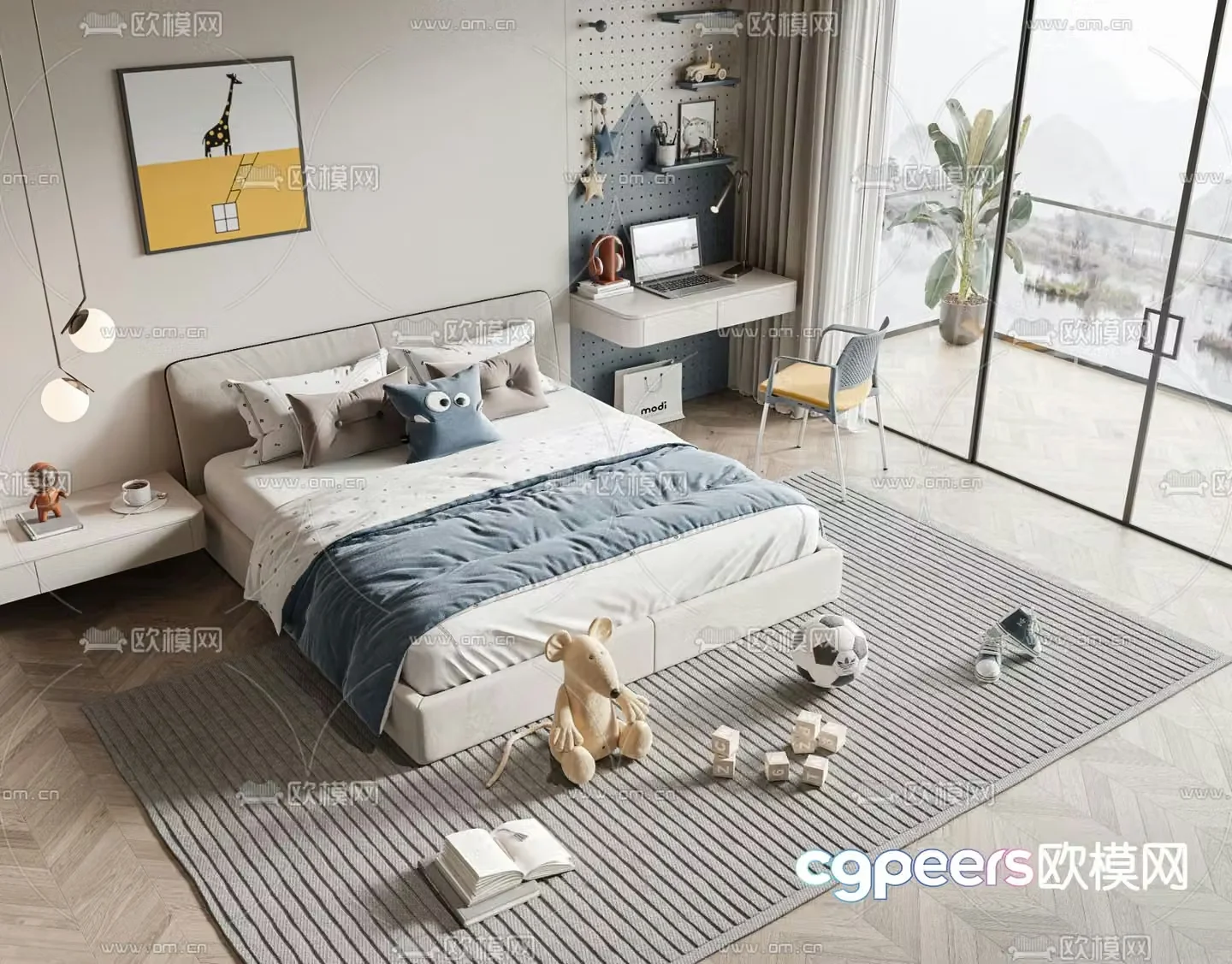 Children’s bed 3d model