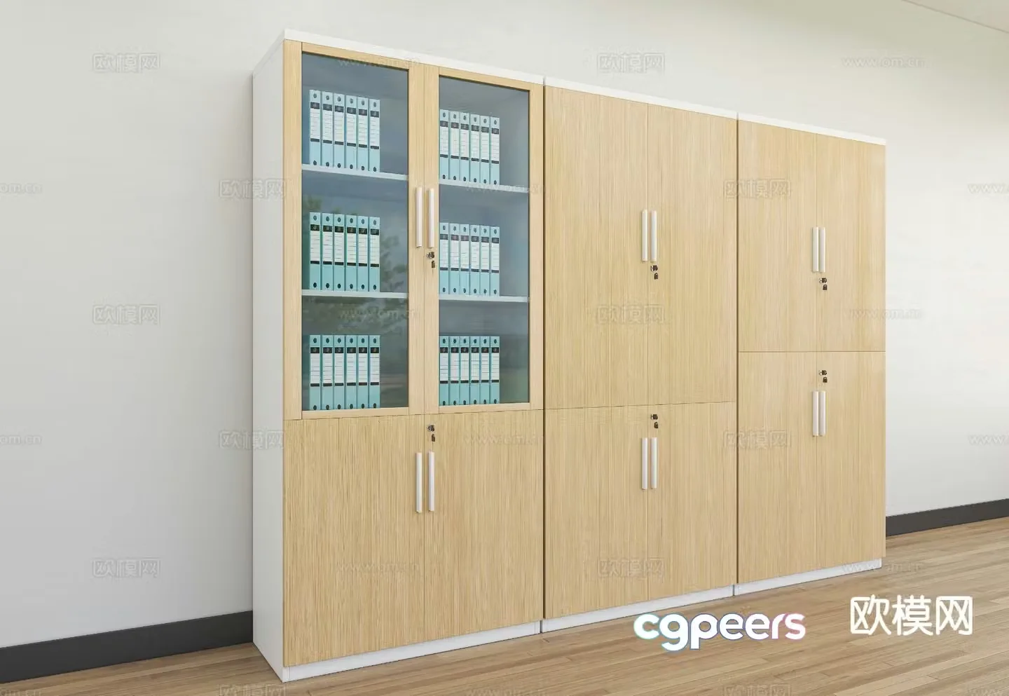 Simple file cabinet file cabinet 3d model