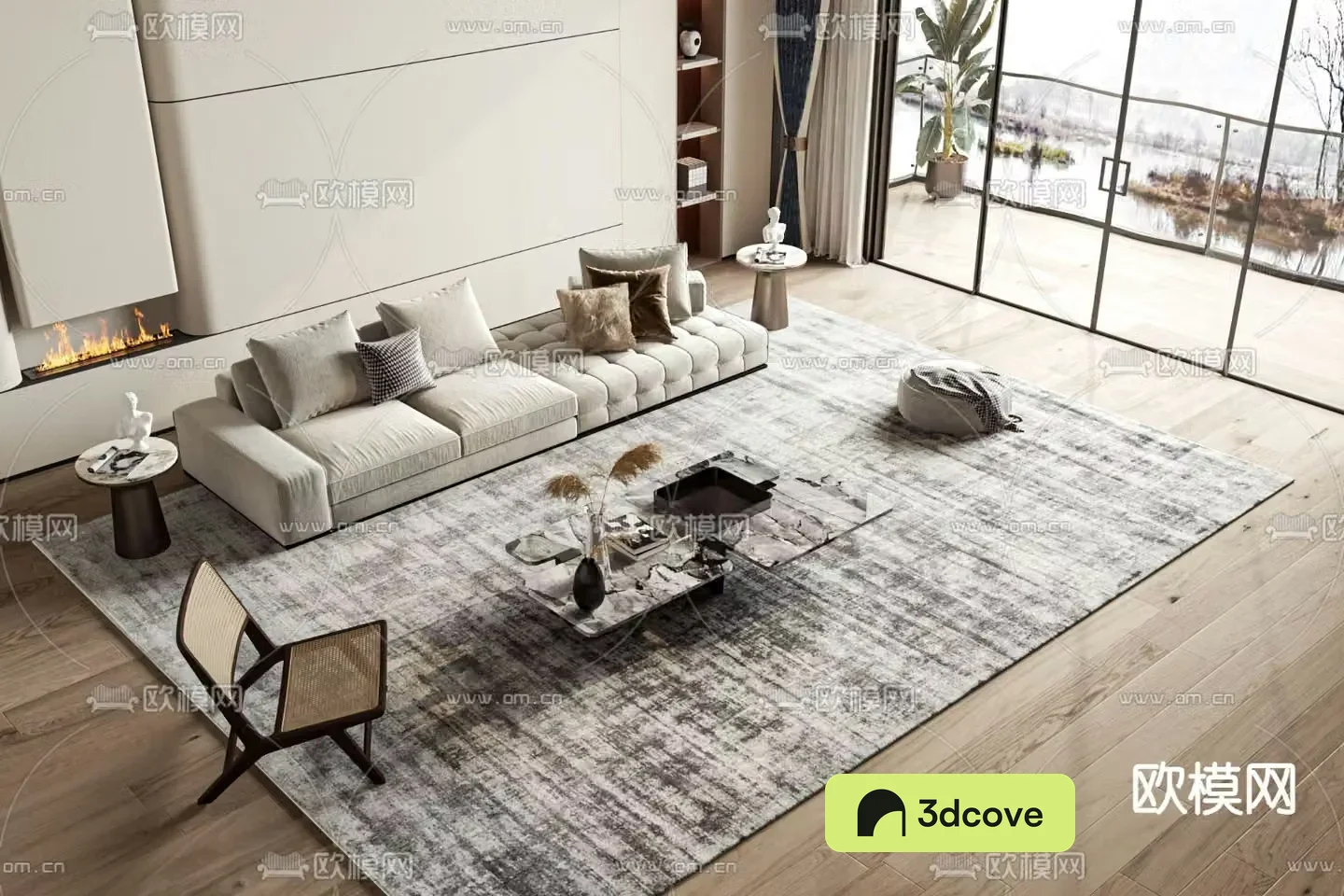 Modular sofa fabric sofa