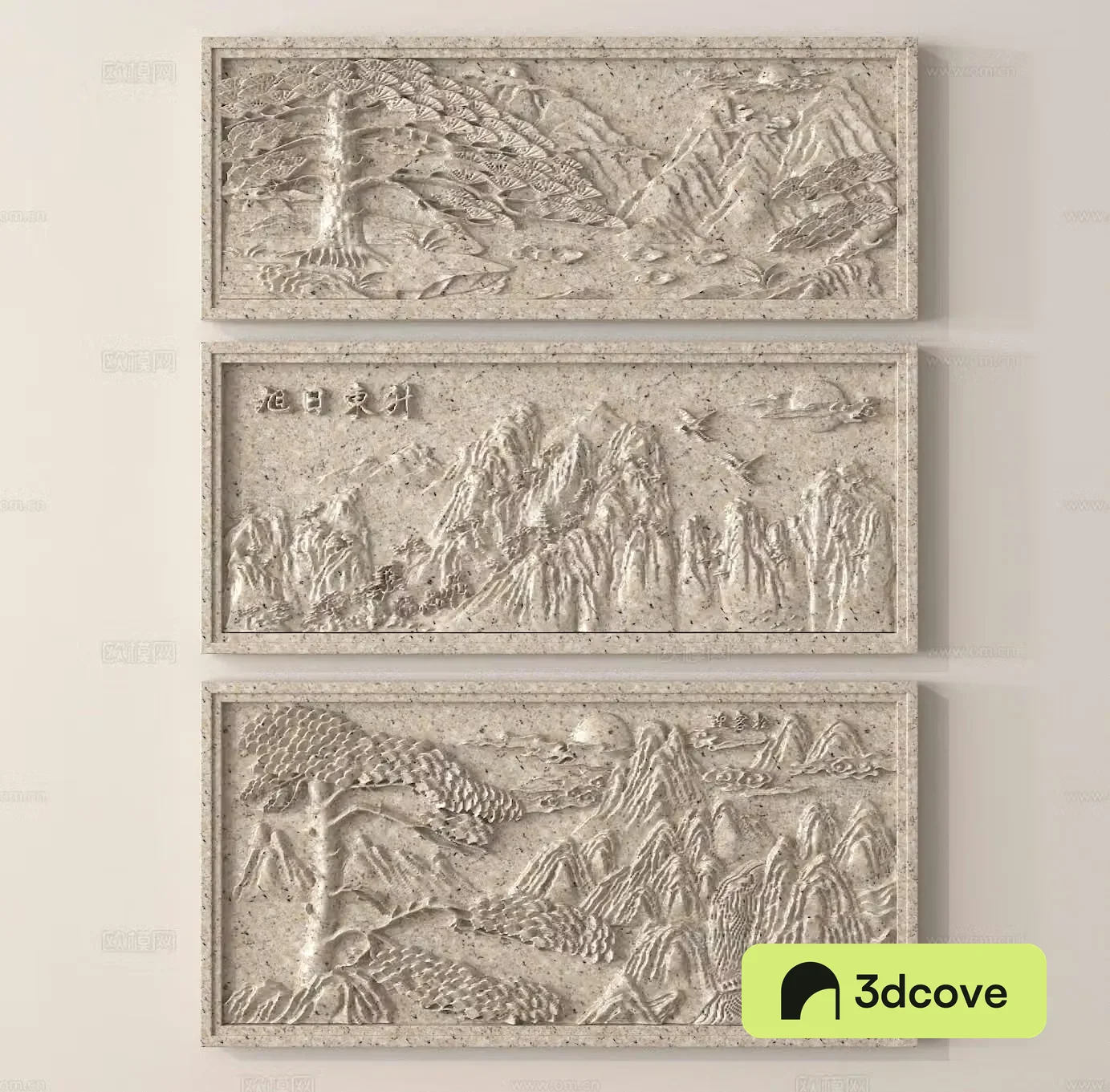 Gypsum relief carving wall relief