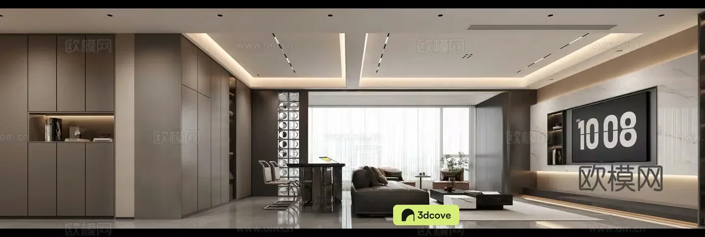 Light luxury style restaurant