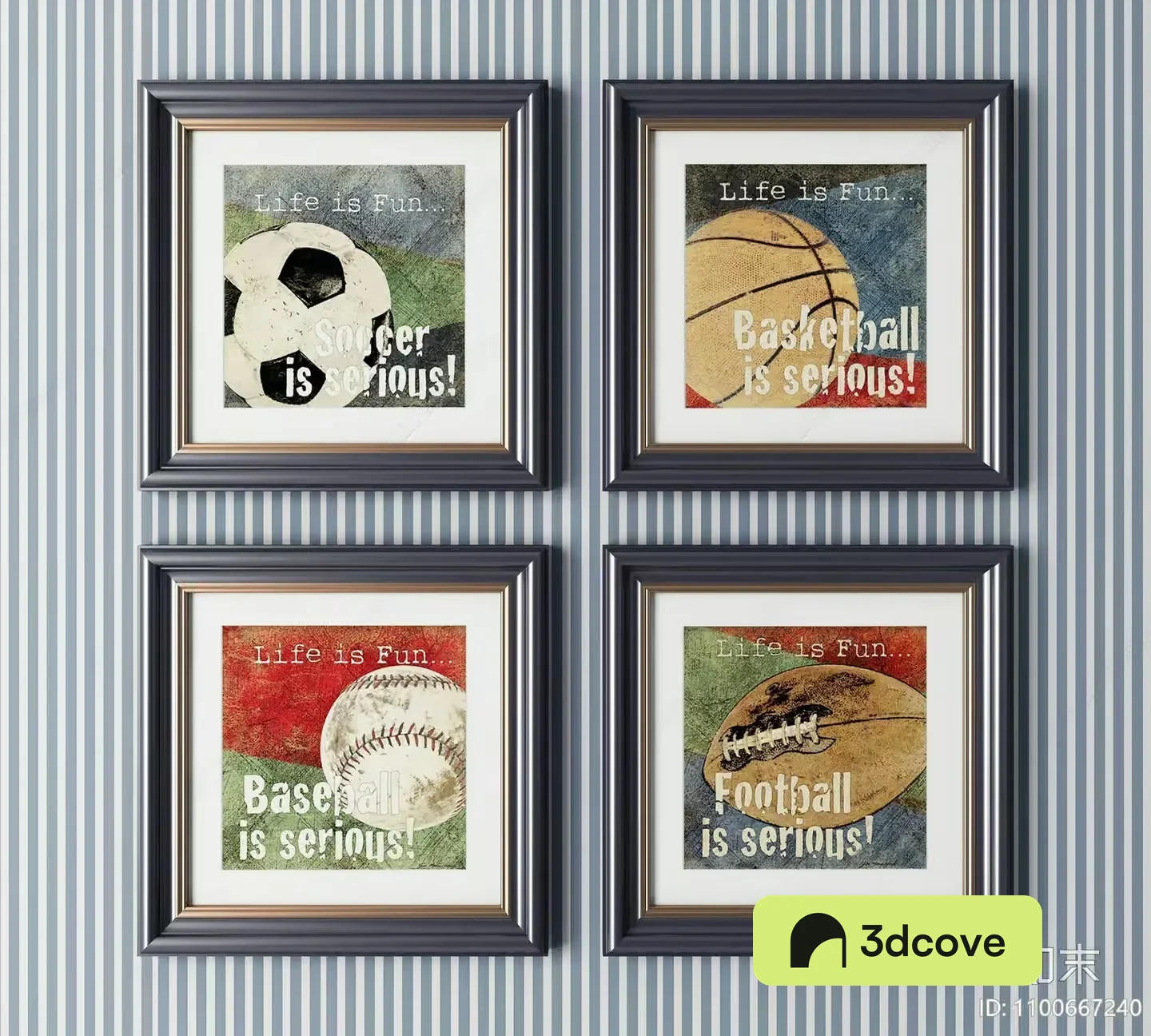 Sports-Themed Wall Art