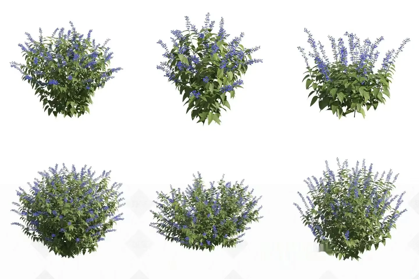 Floral Arrangement With Purple Flowers 3D Model – 11542 – VRAY Render