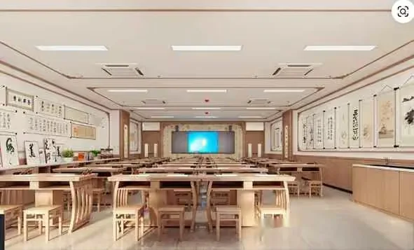 Modern Classroom 3D Model – 13861 – VRAY Render