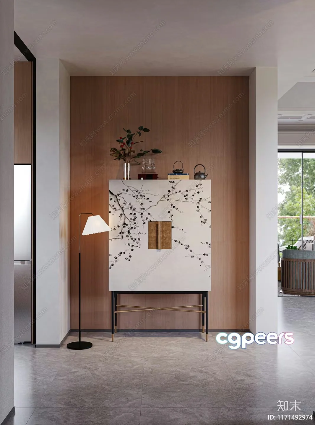 Modern Living Room 3D Model – 18026 – VRAY Render
