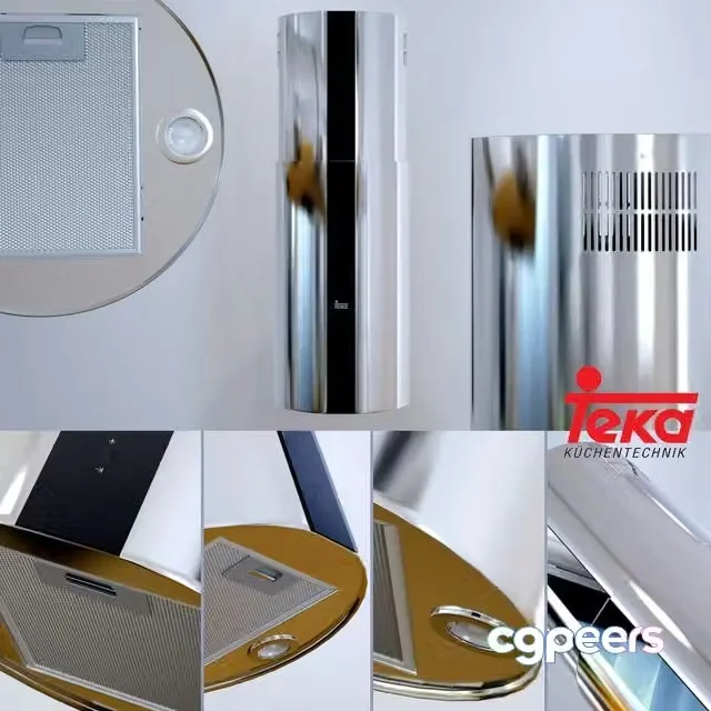 3ds Max Free – Island cooker hoods Teka CC-40
