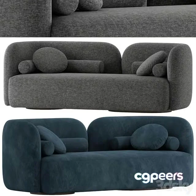 3ds Max Free – Georgina Modern sofa