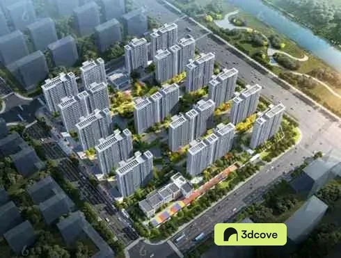 Aerial View Of A Cityscape