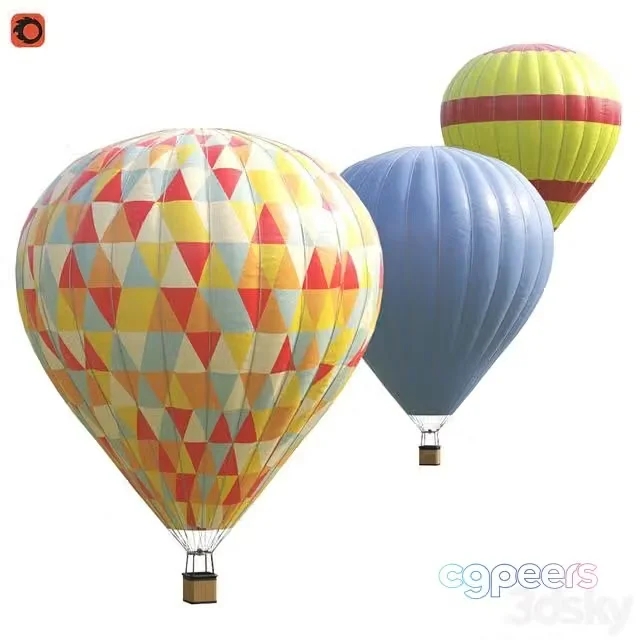 3ds Max Free – Hot air balloon