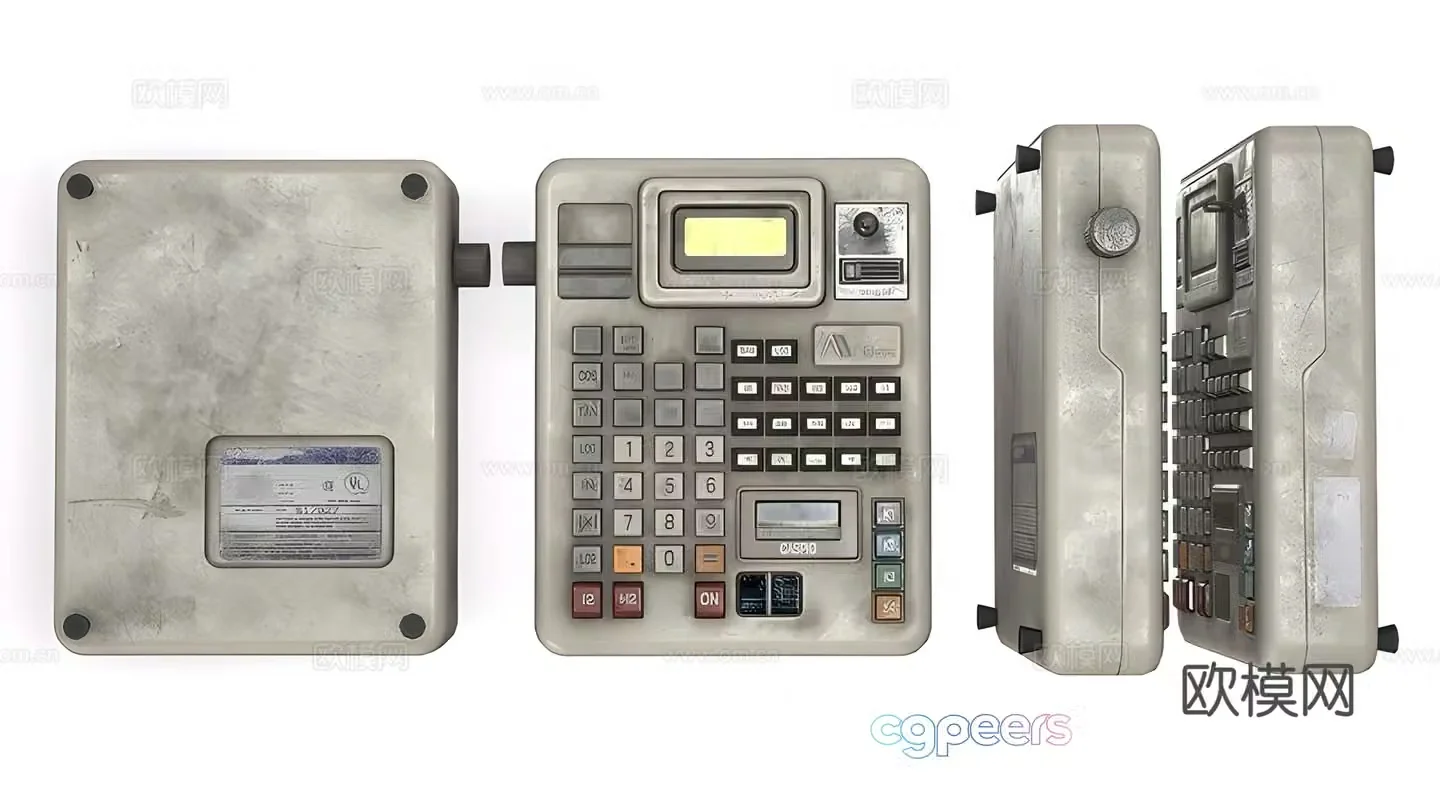 calculator 3d model