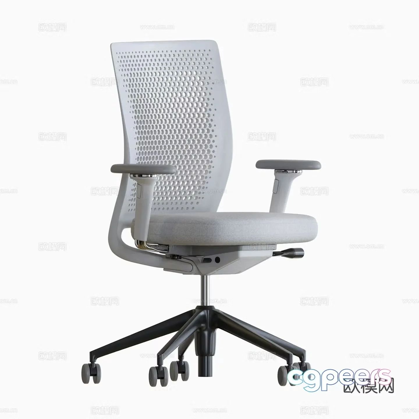Vitra modern office chair 3d model