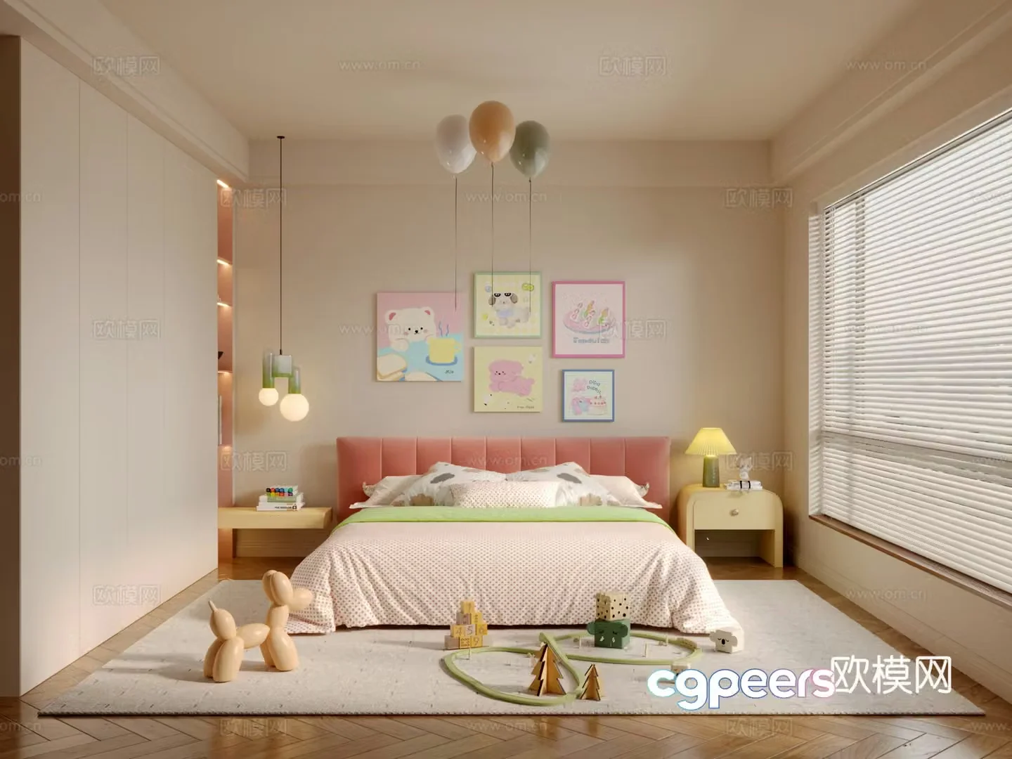Dopamine children’s room children’s room 3d model
