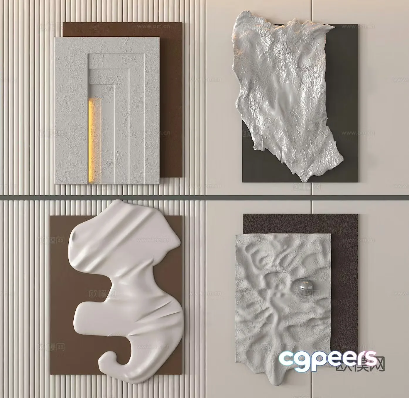 Three-dimensional wall decoration hanging decoration hanging painting 3d model