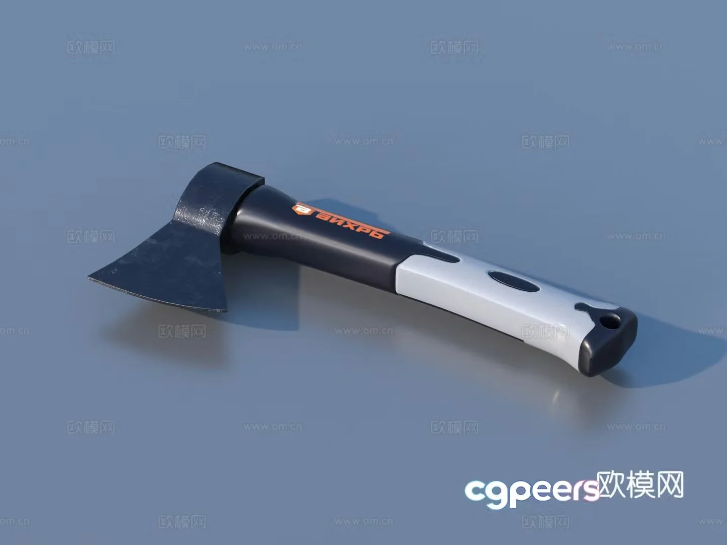 Tomahawk Axe Wooden Axe Wooden Handle Axe Mountain Opening Axe 3D Model