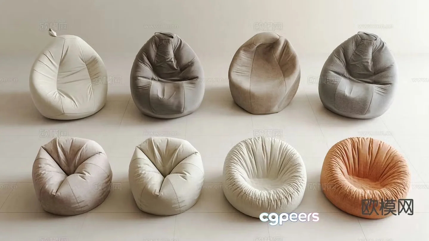Modern lazy sofa leisure sofa 3d model