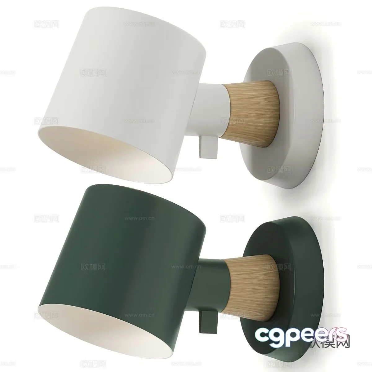 Nordic wall light 3d model