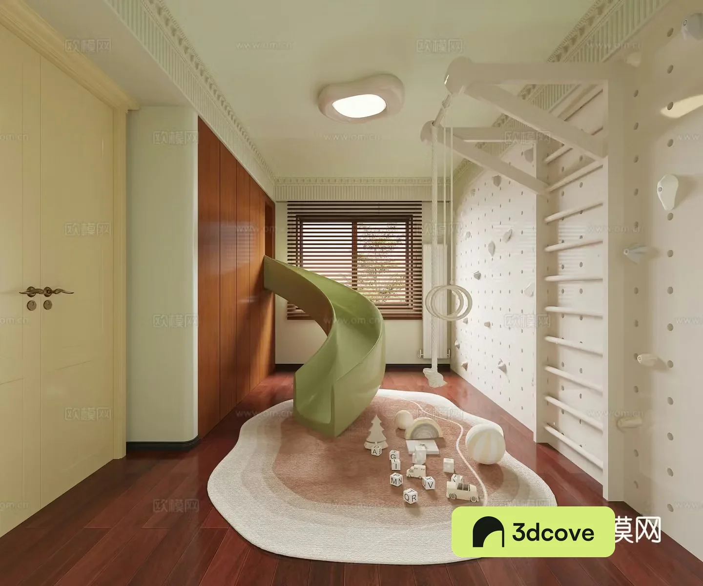 Medieval style children’s room activity room