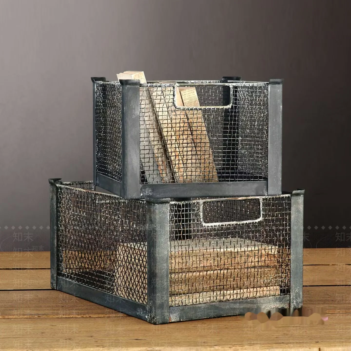 Metal Storage Bins 3D Model – 12765 – VRAY Render