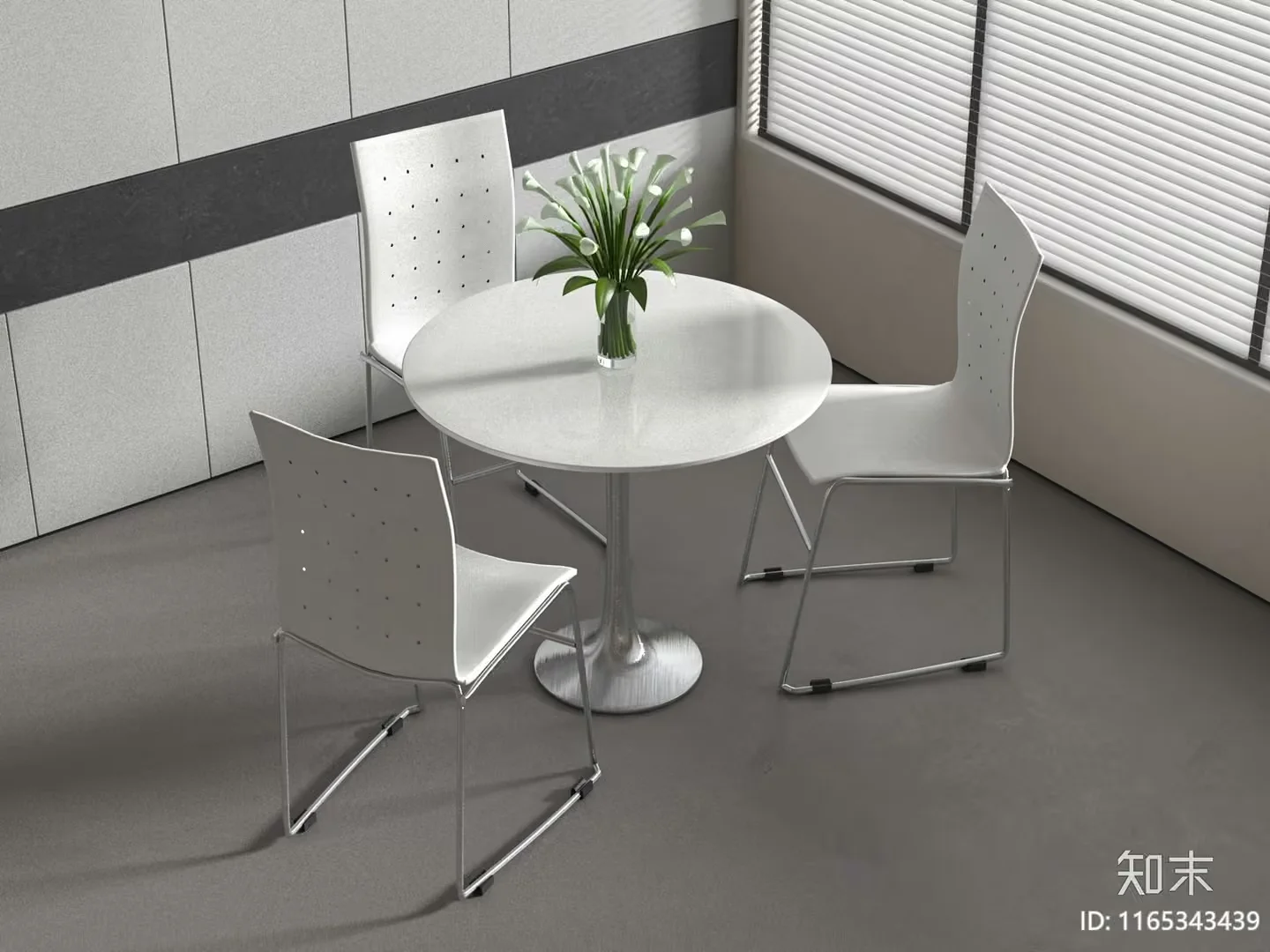 Modern Dining Room 3D Model – 10132 – VRAY Render