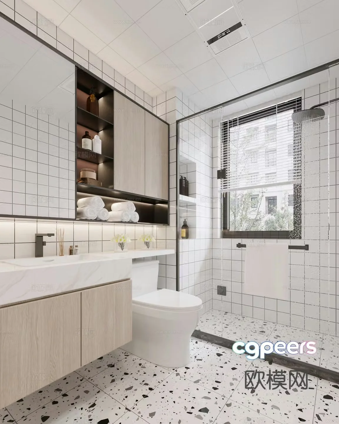 Modern bathroom 3d model