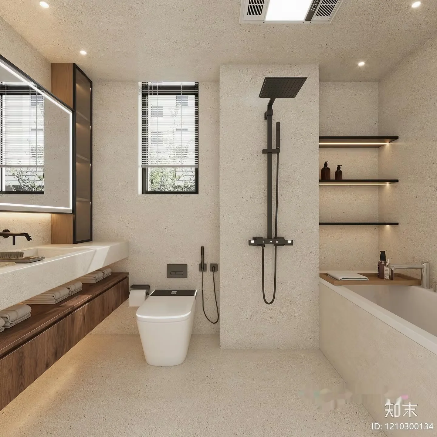 Modern Bathroom 3D Model – 20661 – VRAY Render