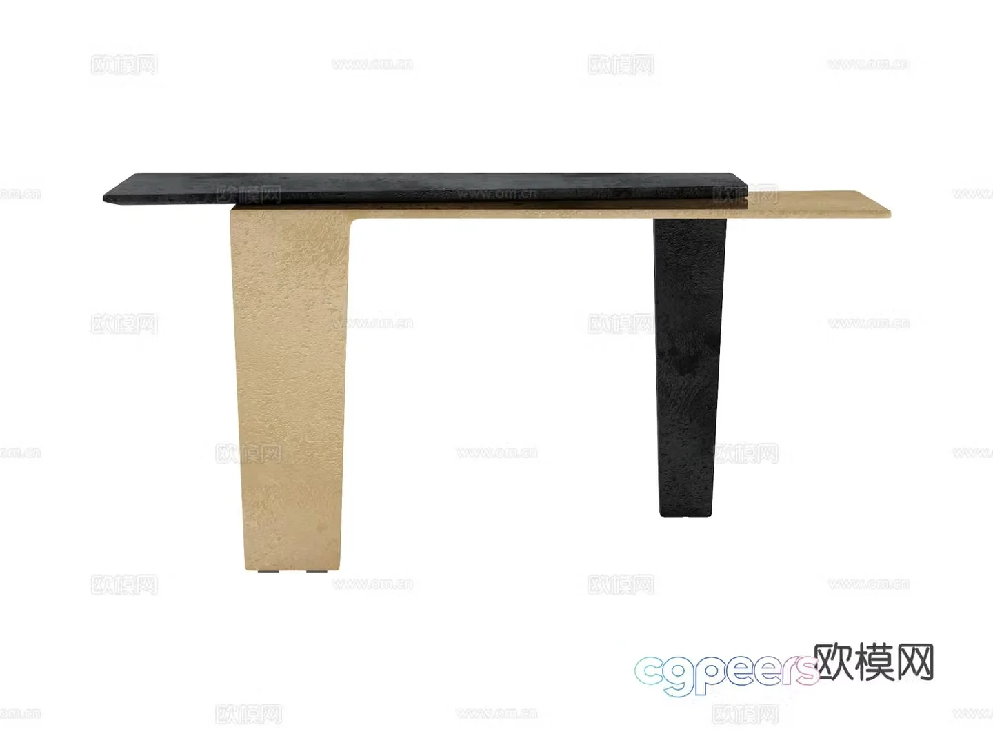 visionnaire Italian style entrance table entrance table 3D model