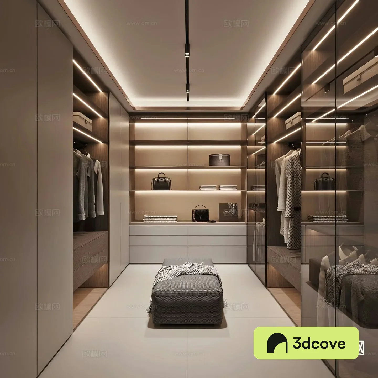 Modern cloakroom