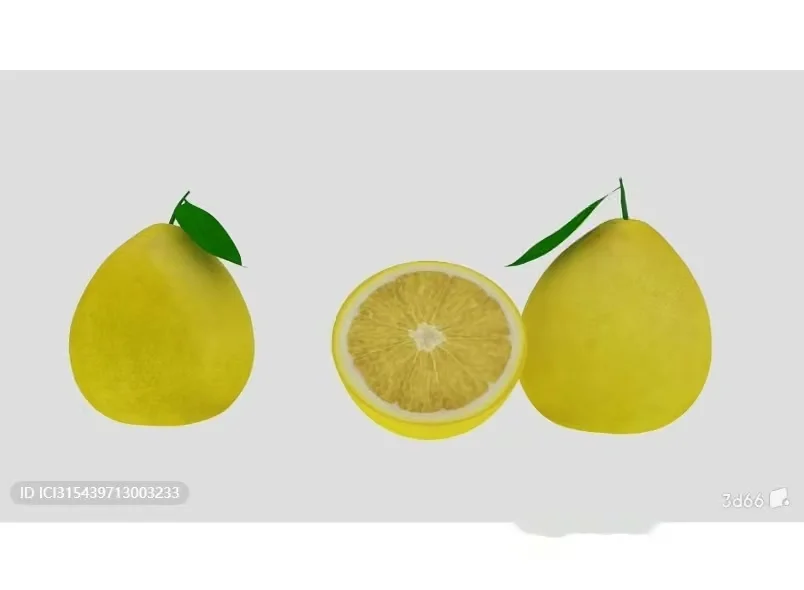 A 3D Lemon Image 3D Model – 6463 – VRAY Render
