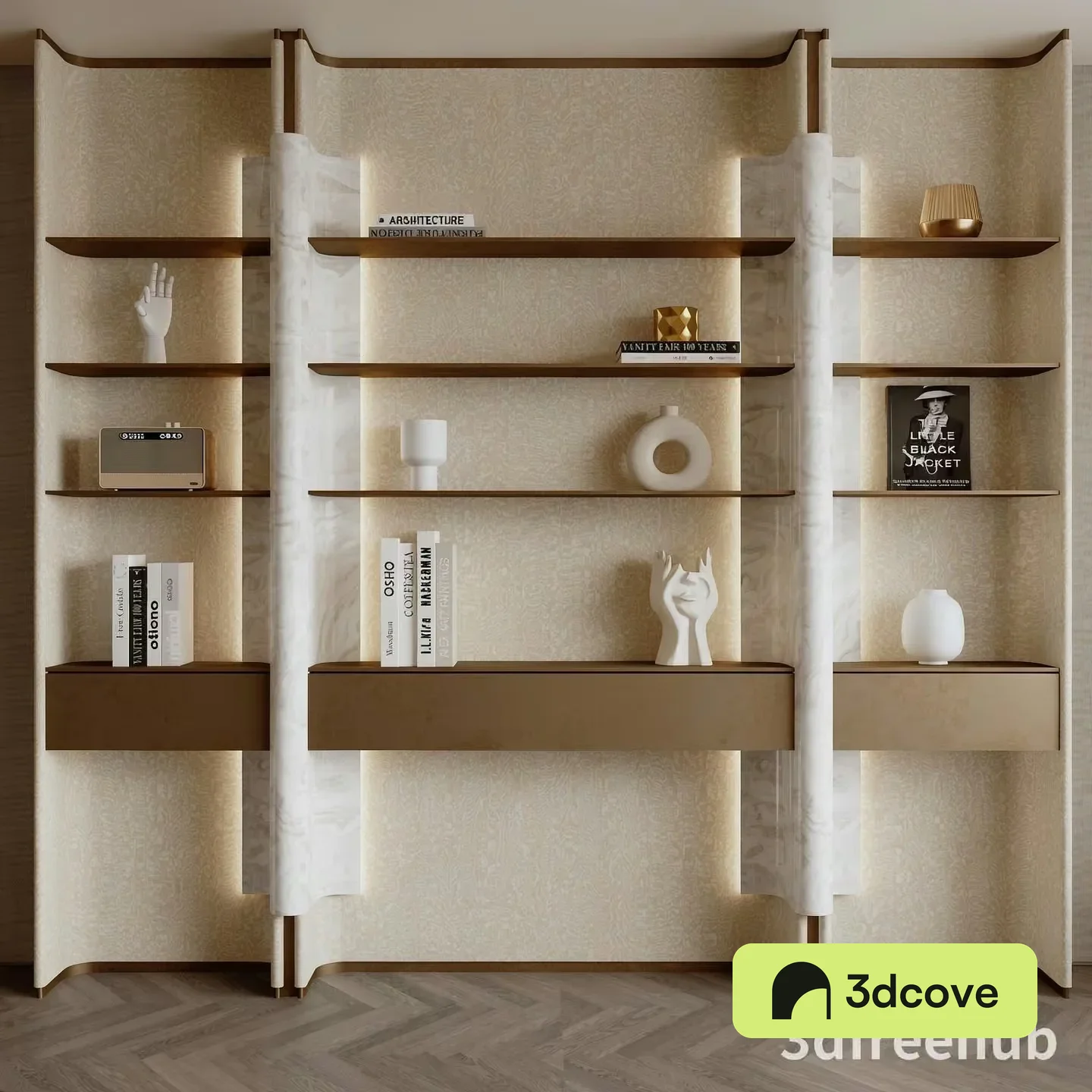 Modern Shelving Unit