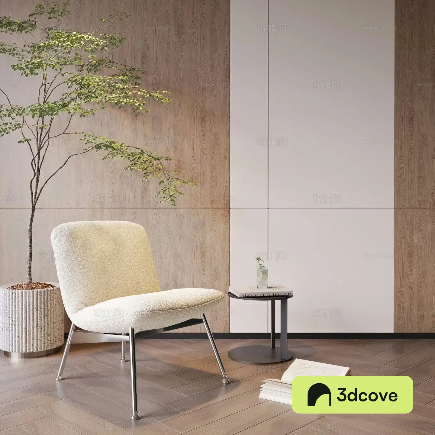 Cream style chair leisure chair