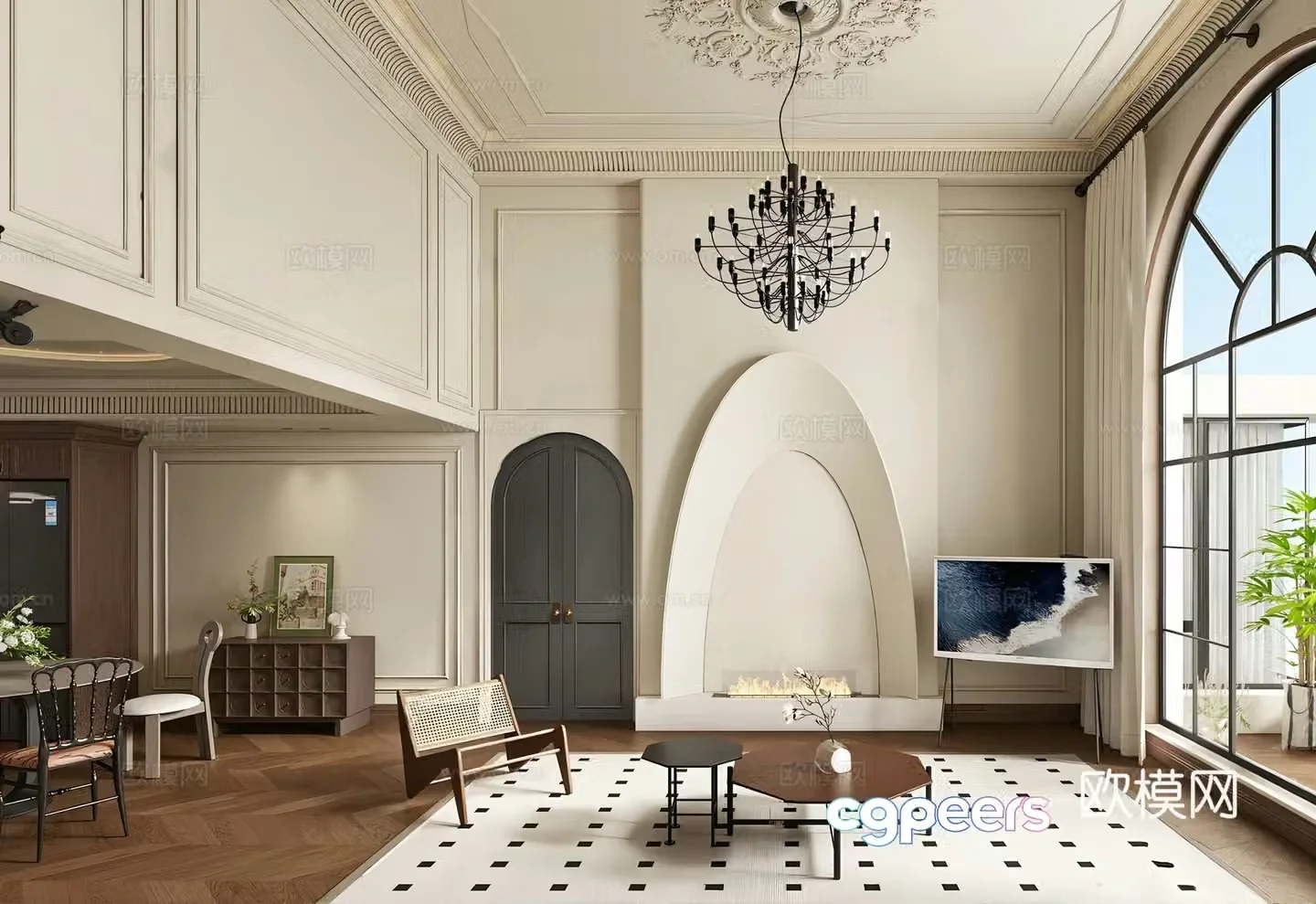 Living room 3d model