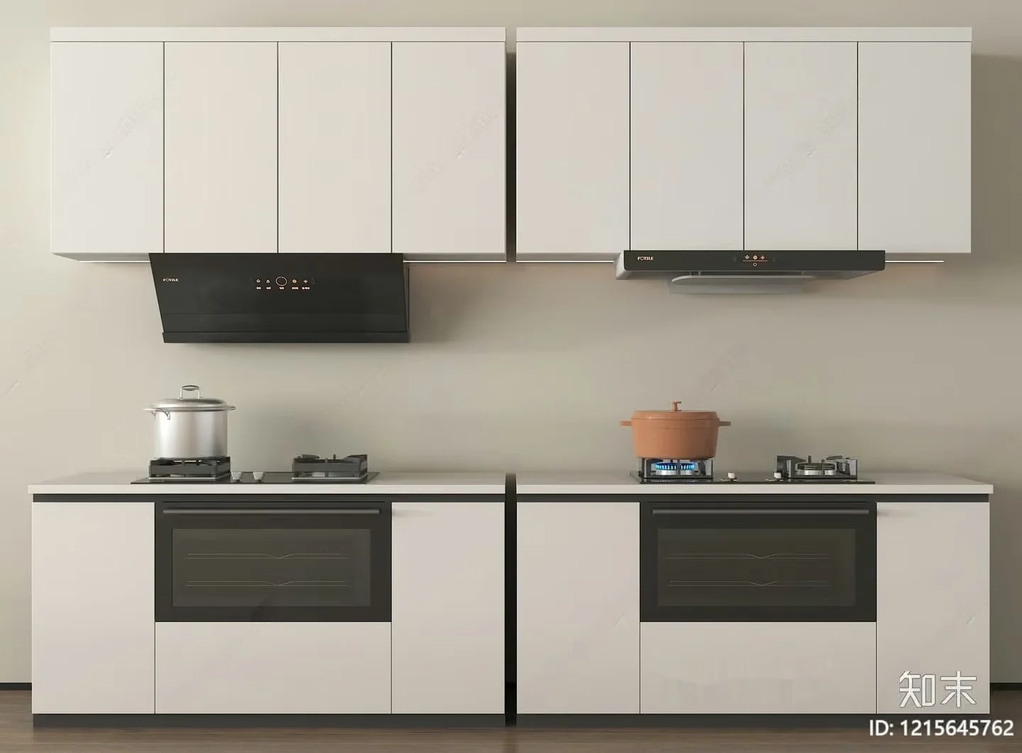 Modern Kitchen 3D Model – 10188 – VRAY Render