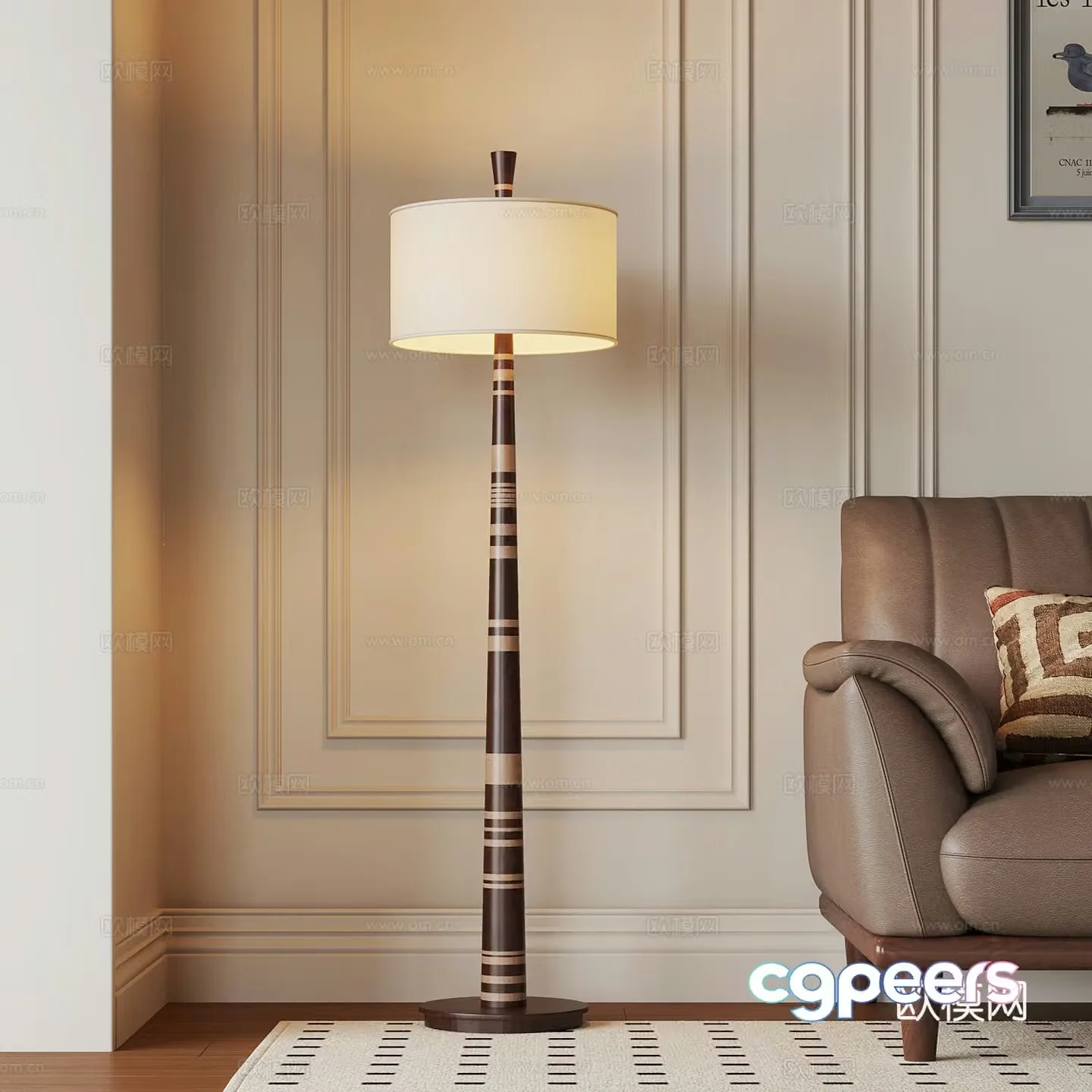 Floor lamp Modern Floor lamp 3d model