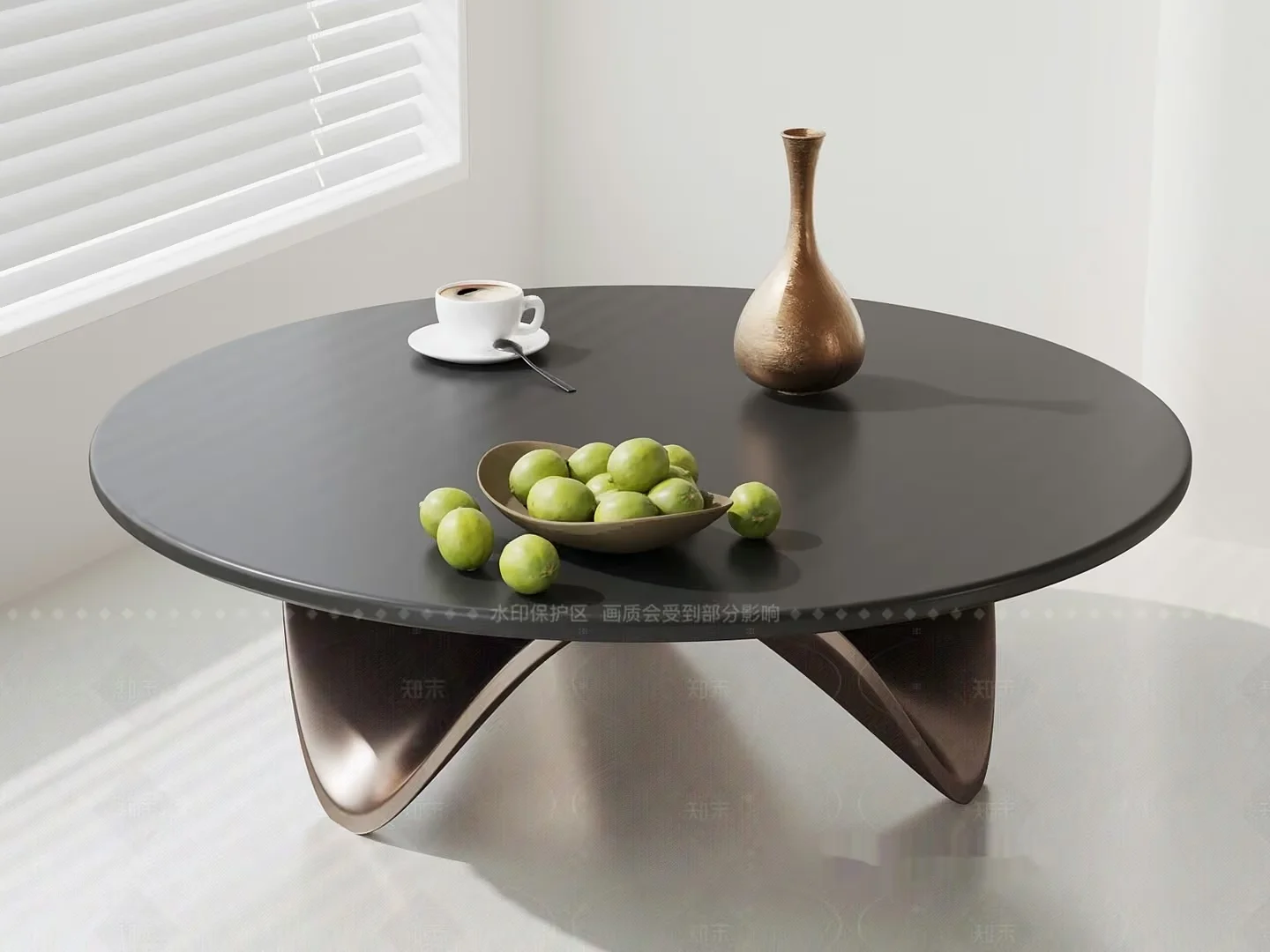 A Minimalist Coffee Table 3D Model – 16241 – VRAY Render